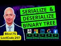 Serialize and Deserialize Binary Tree: 297 - Tree technical interview, @ Google, apple, Amazon, meta
