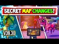 Every Fortnite NEW Map Changes \u0026 Easter Eggs in Fortnite Update! v39.30