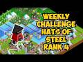 Rank 4 :Hats of Steel,Weekly Challenge.