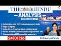 The Hindu Analysis | 24th January 2026 | Daily Newspaper Analysis for UPSC CSE | By Saumya Pande