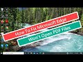 How To Fix Microsoft Edge Won't Open PDF Files