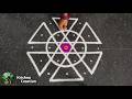 Easy sikku kolam, Kambi kolam | Melikala muggulu | 5x3 dot neli kolam | Beautiful Kambi kolam