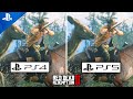 Red Dead Redemption 2 PS4 VS PS5 Graphics Comparison Gameplay/4K/PlayStation 5 VS PlayStation 4