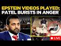 Kash Patel LIVE: Epstein Video Played In Congressional Hearing; Patel EXPLODES | US Senate | US News