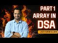 Array In Data Structure and algorithm | Euron Live class | Part 1