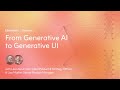 From Generative AI to Generative UI