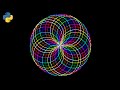Python Turtle - Circle Spirograph Tutorial