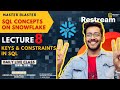 LECTURE 8 | KEYS \u0026 CONSTRAINTS IN SQL  | LIVE CLASS | MON-FRI | 10PM-11PM | DATA ANALYTICS |