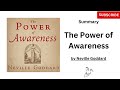 The Power of Awareness - Summary of Audiobook by Neville Goddard