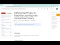Differential Privacy in Machine Learning with TensorFlow Privacy | #qwiklabs | #coursera @quick_lab