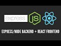 How to Create a Express/Node + React Project | Node Backend + React Frontend