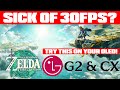 Zelda: Tears of the Kingdom - Play In 60FPS with TrueMotion  - Best Picture Settings For LG OLED TV
