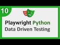 Playwright Python 10 | Data Driven Testing