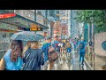 A Rainy Summer Evening in the City of London | Walking in London, England | 4K HDR
