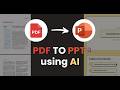 Convert your PDF to a PowerPoint using AI in 2 minutes