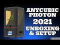 2021 Anycubic Photon Unboxing, Setup, Calibration and Test Print