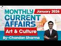 Monthly Current Affairs 2026 | History Art \u0026 Culture | January 2026 | UPSC | StudyIQ IAS