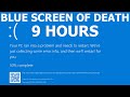 Windows 10 Blue Screen of Death REAL COUNT BSOD 9 hours 4K Resolution