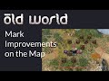 Mark Improvements on the Map in Old World