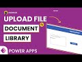 Upload Document in SharePoint Document Library from PowerApps