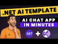 Build an AI Chat App in Minutes Using .NET AI Template