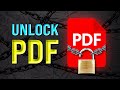 How to Unlock PDF File Without Password (100% WORKING)