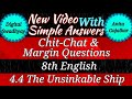 4.4 the unsinkable ship chit chat । the unsinkable ship chit chat । 8th english 4.4 chit chat 