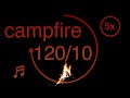 120/10 - Pomodoro - 120 minute timer with 10 minute breaks - Campfire Sounds