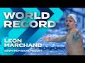 Leon Marchand goes off and beats the WR | Singapore 2025 | 200m Individual Medley Semi-Final