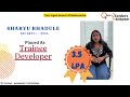 My Journey as a TRAINEE DEVELIPER | QSpiders Hadapsar Graduate's Journey | SHARAYU...