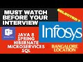SELECTED? | INFOSYS | java spring boot microservices hibernate interview | real time java interview
