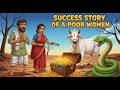 Success Story of A Poor Women | Moral Stories | Cartoon | English Story | learn English | Motivation