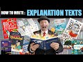 🍏 How to write an EXPLANATION TEXT (A step-by-step guide)