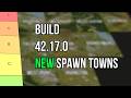 Project Zomboid B42.17.0 Spawn Towns Tierlist