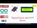 36 Clock with NTP Server and Node MCU |ESP8266| |Arduino| |LCD16x2|