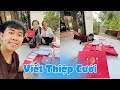 Về quê viết thiệp mời đám cưới Hy Ni