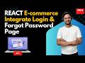 #11: React E-commerce Auth System 🔥 Login + Reset Password Full Guide