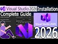 How to Install Microsoft Visual Studio 2026 on Windows 11 [ 2026 Update ] .NET Developers | Winforms