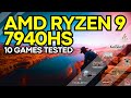 AMD Ryzen 9 7940HS + AMD Radeon 780M | 10 Games Test [Gaming Benchmarks]
