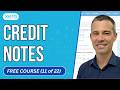 How to Create and Apply Credit Notes in Xero
