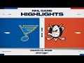 NHL Highlights | Blues vs. Ducks - March 8, 2026