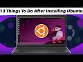 13 Things You MUST DO After Installing Ubuntu 25.04