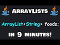 Learn Java arraylists in 9 minutes! 📃