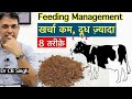 Feeding management of dairy farm | How to manage the diet of cow and buffalo? ​⁠@DairyUstaad