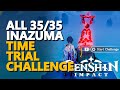 All Inazuma Time Trial Challenge Genshin Impact