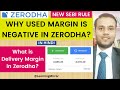 Zerodha Used margin Negative | Zerodha Opening Balance | Zerodha Delivery Margin | Zerodha Margin