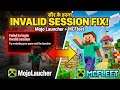  🤯MCFleet Join Karne Ka BEST Tarika | 💯Invalid Session \u0026 Fail to Login FIX (MOJO Launcher)#minecraft