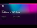 AWS re:Invent 2025 - Resilience of AWS Cloud: Design patterns for availability (ARC310)