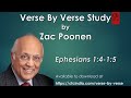 2. Ephesians 1:4 to 1:5 - Zac Poonen - Verse By Verse Study