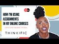 NEW FEATURE: How to Use Thinkific Assignments for Online Courses